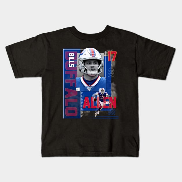 Josh Allen 17 Kids T-Shirt by today.i.am.sad